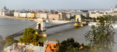 Puente de las Cadenas de Budapest, Hungría.