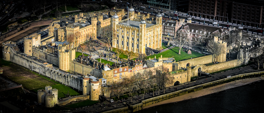 Vista aérea de la Torre de Londres, capital del Reino Unido. © 2013 Duncan CC BY 2.0.