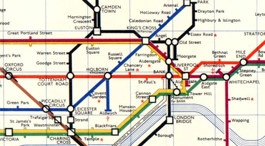 Mapa del metro de Londres, Reino Unido. © 2006 Annie Mole CC BY 2.0