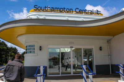 Estación de trenes de Southampton Central, Reino Unido.