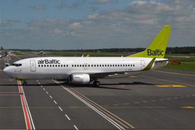 Avión de airBaltic en el Aeropuerto de Tallin, Estonia. © 2016 Anna Zvereva CC BY-SA 2.0
