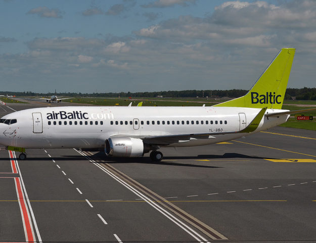 Avión de airBaltic en el Aeropuerto de Tallin, Estonia. © 2016 Anna Zvereva CC BY-SA 2.0