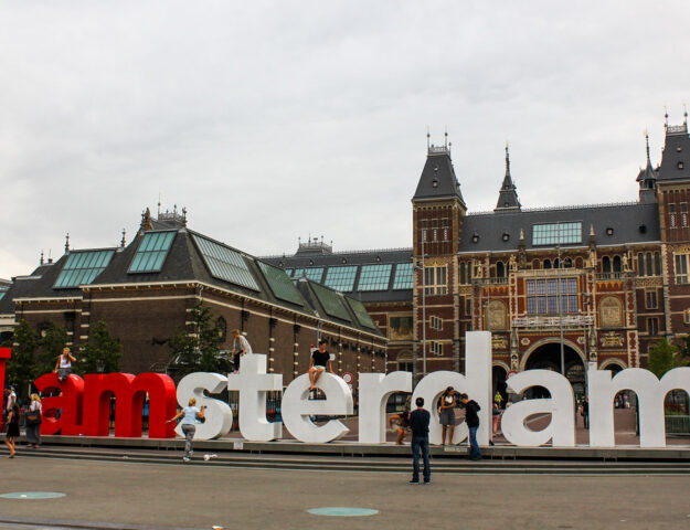 Ámsterdam, capital de los Países Bajos.