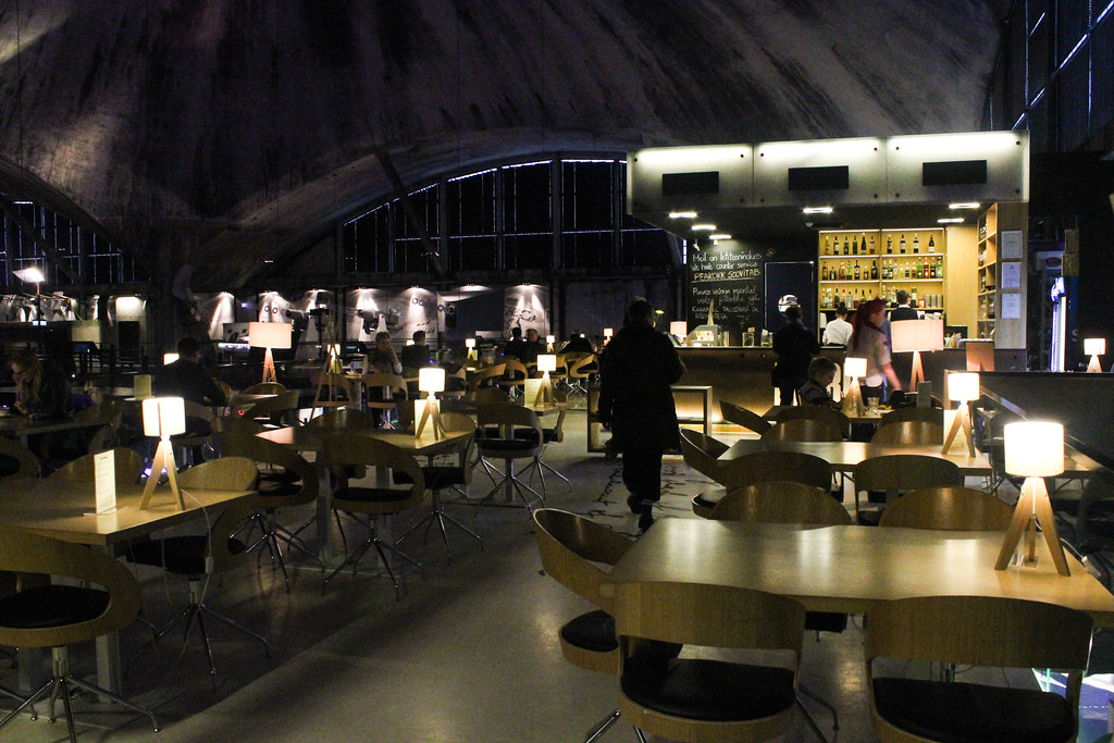 Cafetería del Museo del Puerto de Hidroaviones.