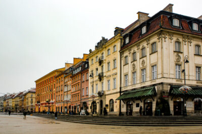 Centro de Varsovia, capital de Polonia.