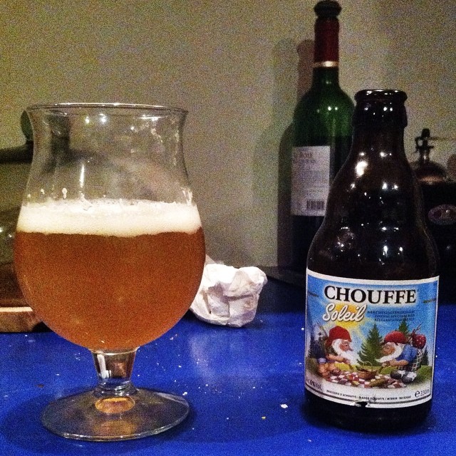 Cerveza Chouffe Soleil.