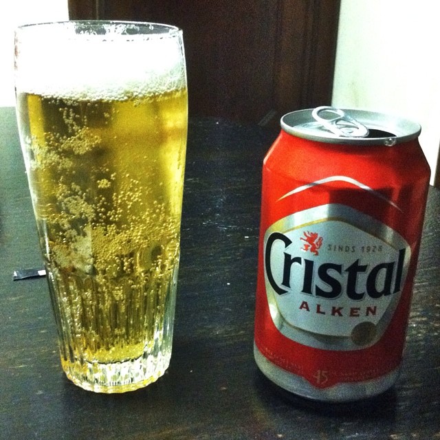 Cerveza Cristal Pils.