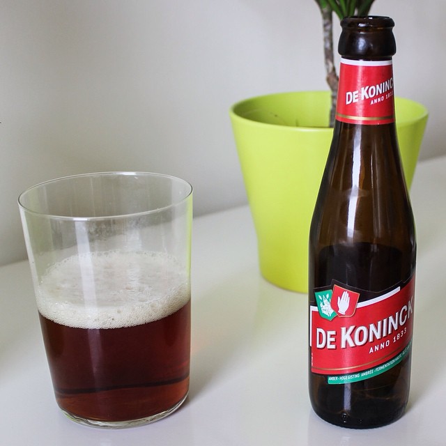 Cerveza De Koninck.