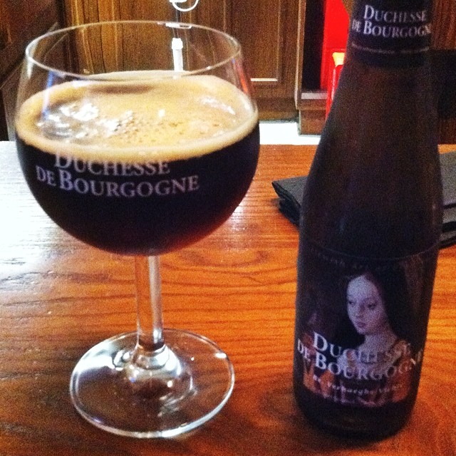 Cerveza Duchesse de Bourgogne.
