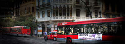 Autobuses de la EMT de Valencia.