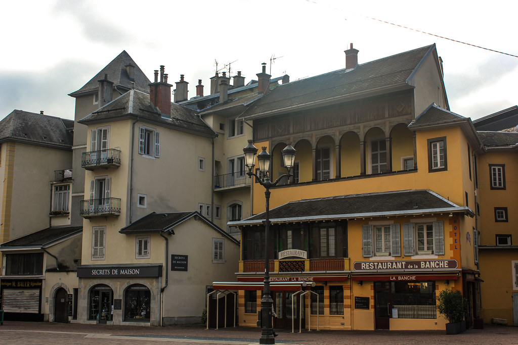 La interesante arquitectura de Chambéry.