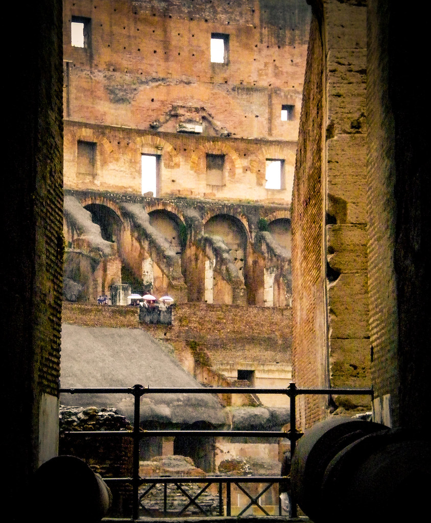 Vista del interior del Coliseo de Roma.