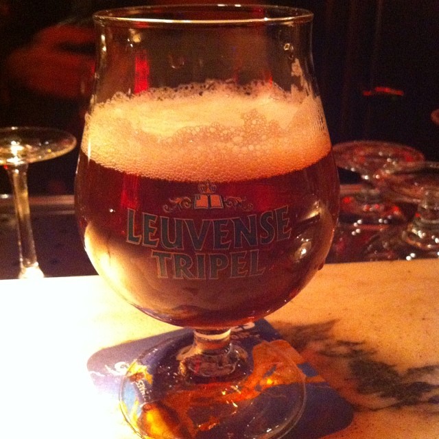 Cerveza Leuvense Tripel.
