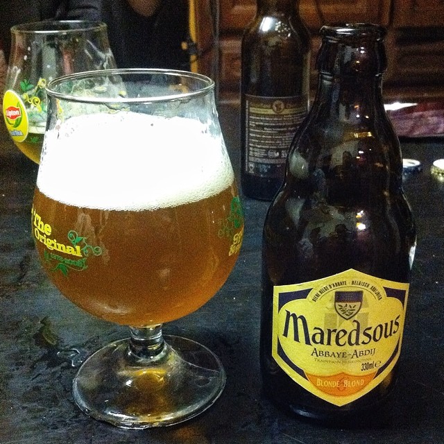 Cerveza Maredsous 6º Blonde.