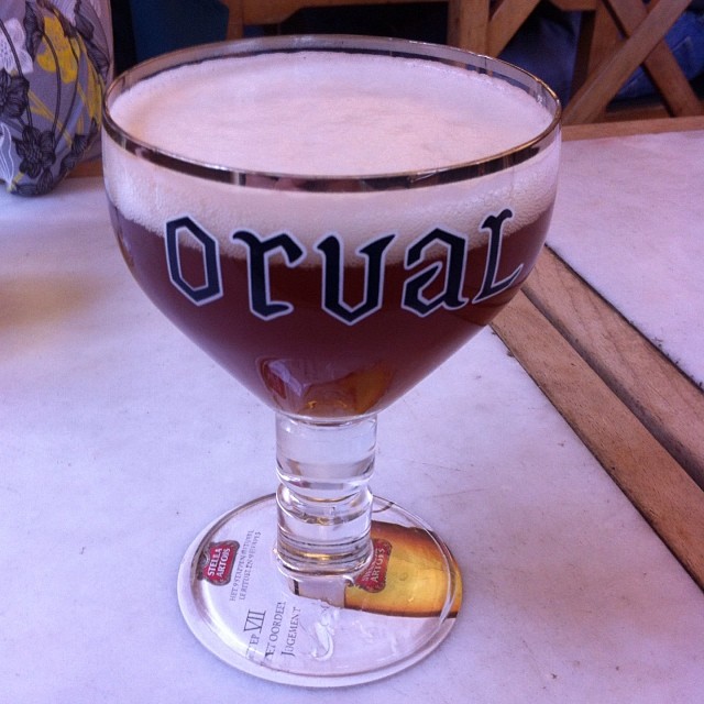Cerveza Orval.