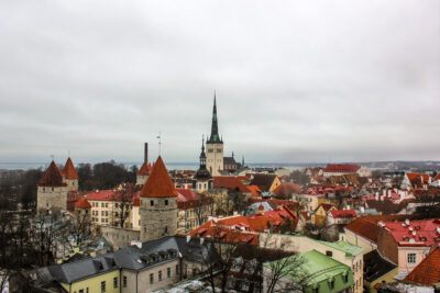 Panorámica de Tallin, capital de Estonia.