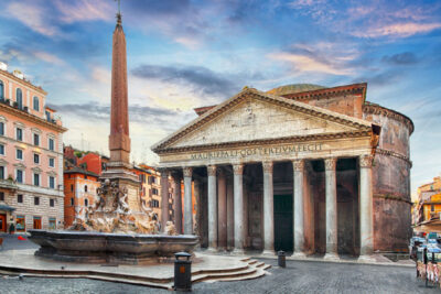 Panteón de Agripa, Roma, capital de Italia.