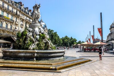 Place de la Comédie de Montpellier, Francia.