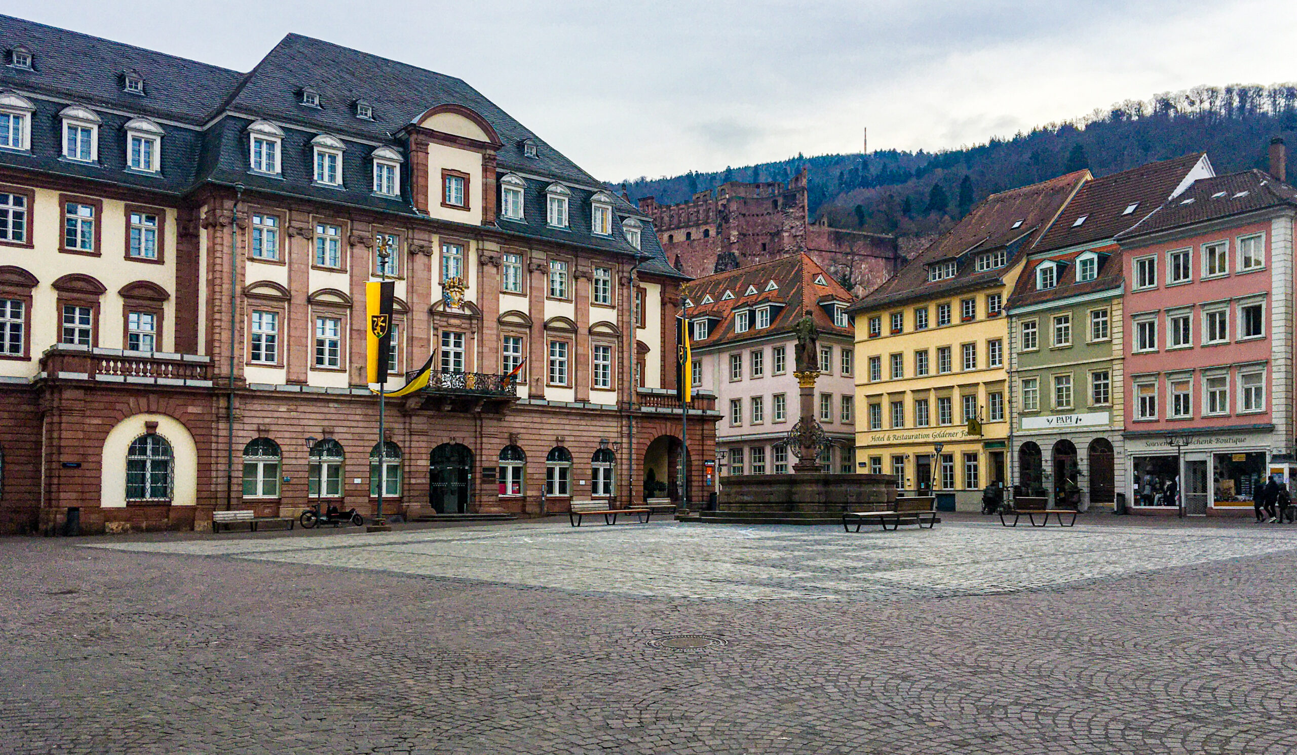 Plaza del Mercado de Heidelberg.