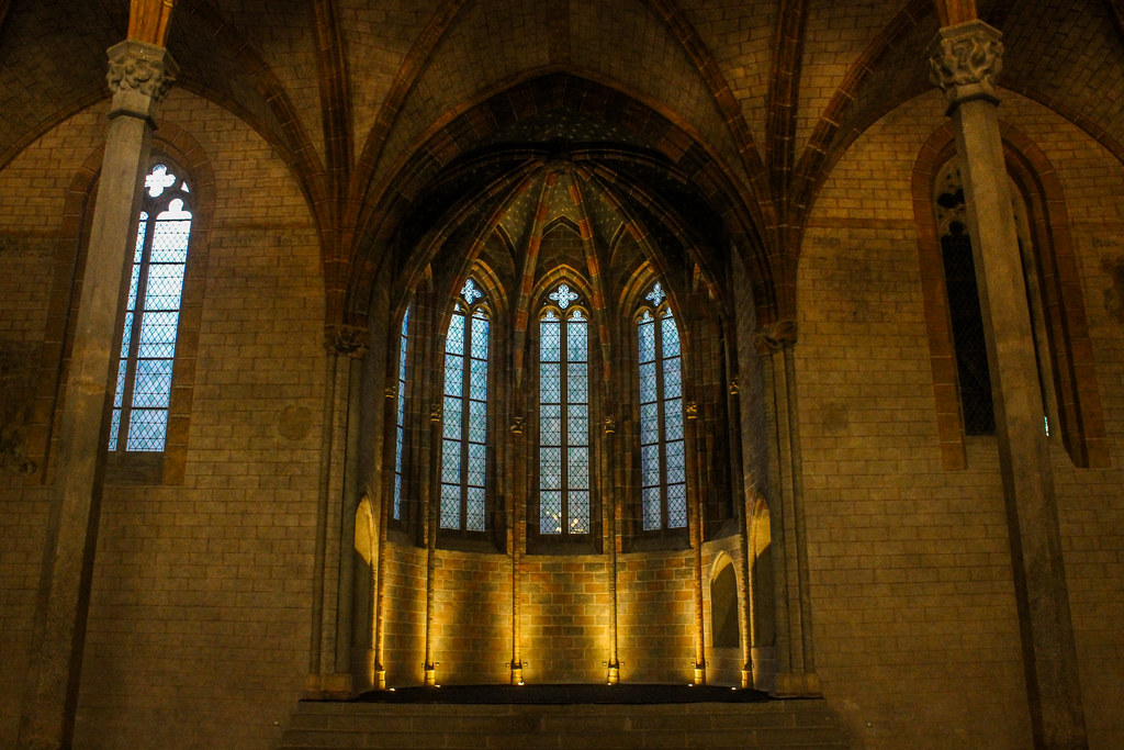 Refectorio del Convento de los Jacobinos de Toulouse.