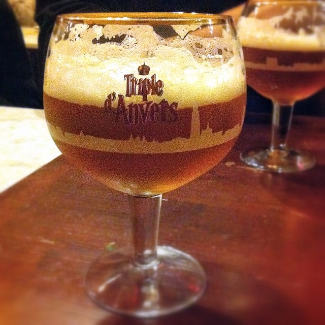 Cerveza Triple d’Anvers.