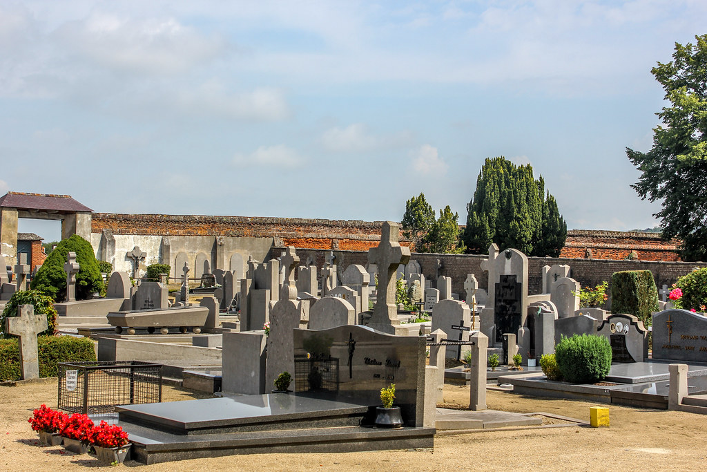 Tumbas en el cementerio de la abadía.